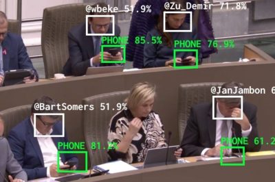 В Бельгии искусственный интеллект стыдит политиков, которые используют телефон на заседаниях. И это пугает